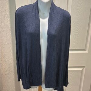 Elegant Navy Blue Women's cardigan
